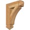 Ekena Millwork Thorton Arts & Crafts Rough Sawn Bracket, Western Red Cedar, 4"W x 16"D x 20"H BKT04X16X20THR03RWR - alternate 1